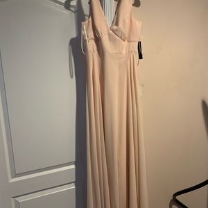 Lulu blush long gown